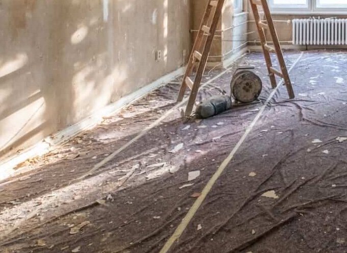 Flooring Before Transformation